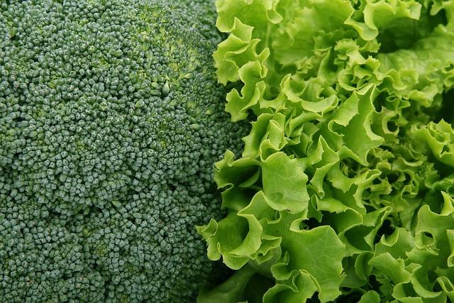 salade et brocolis 