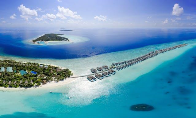 Maldives vues du ciel