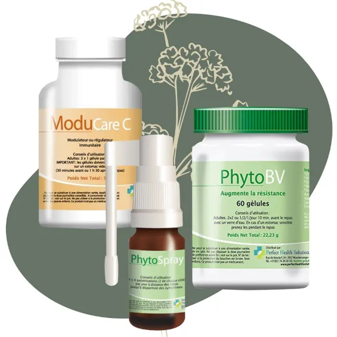 ModuCare C, PhytoBV, PhytoSpray du laboratoire Perfect Health Solutions